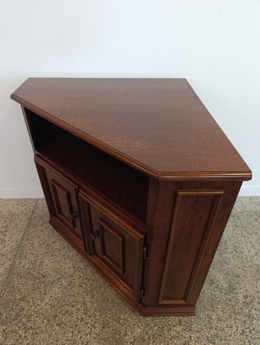 Rustikální rohová komoda, nábytek z masívu - 6