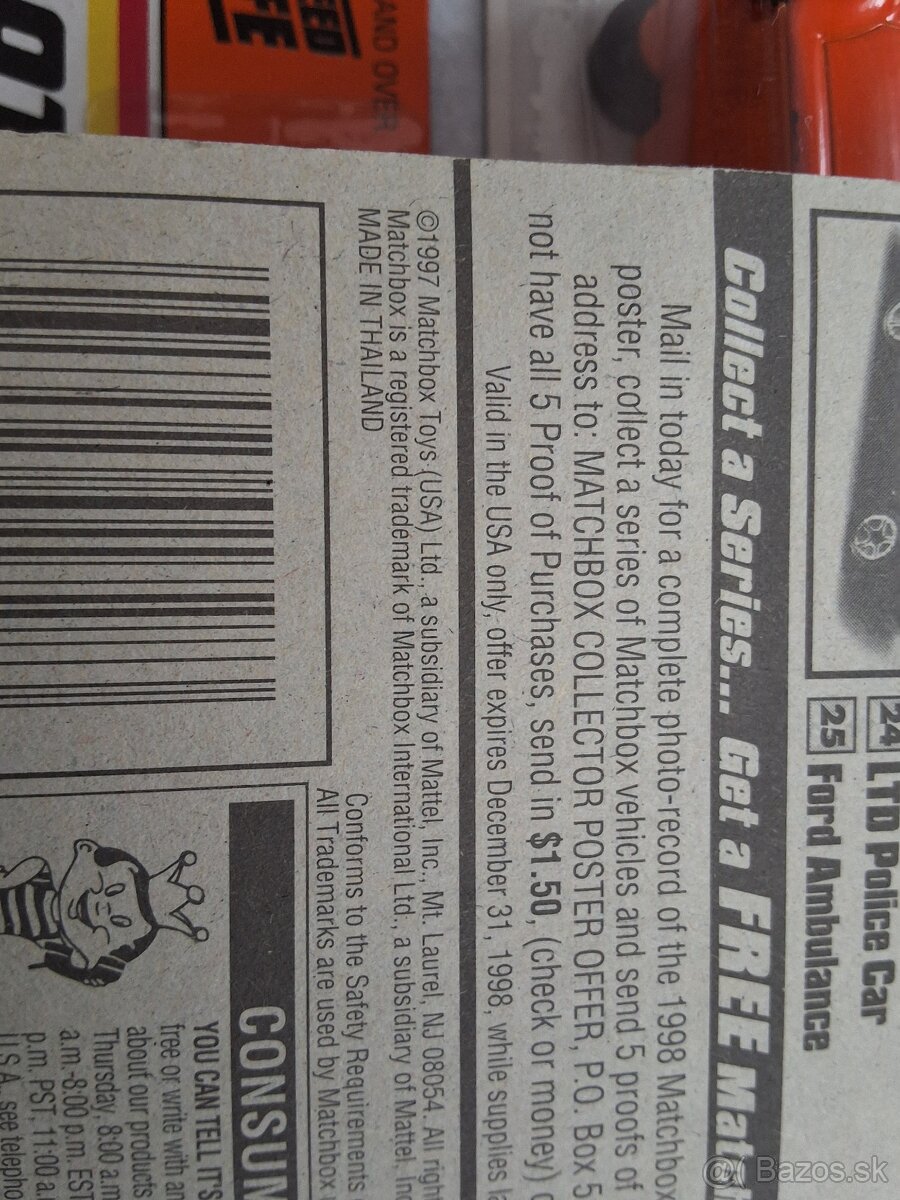 Matchbox-doplň si zbierku - 6