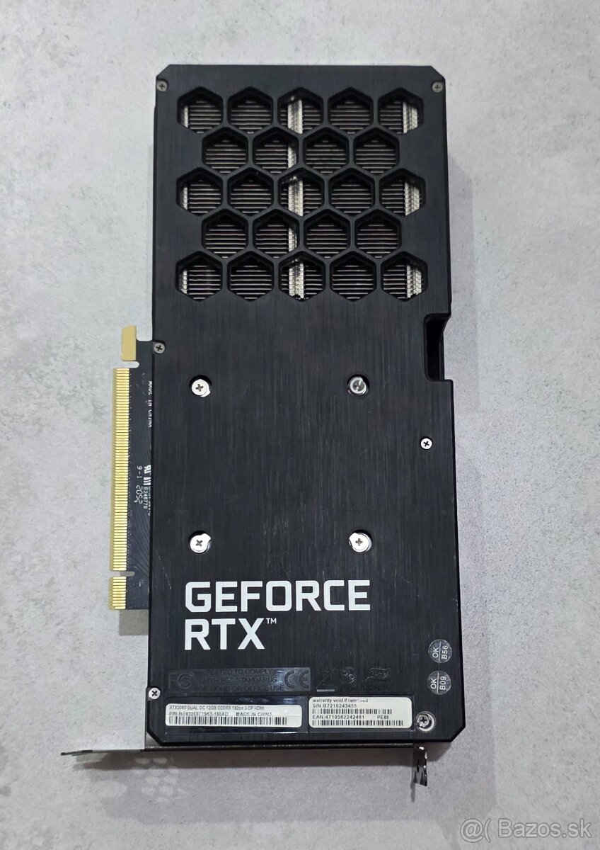 PALIT GeForce RTX 3060 Dual 12GB GDDR6 - 6
