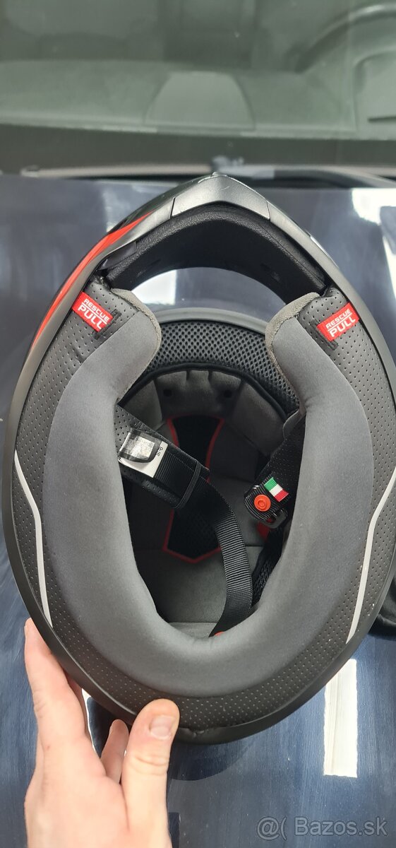 Prilba AGV K6 Hyphen Black Red White - 6