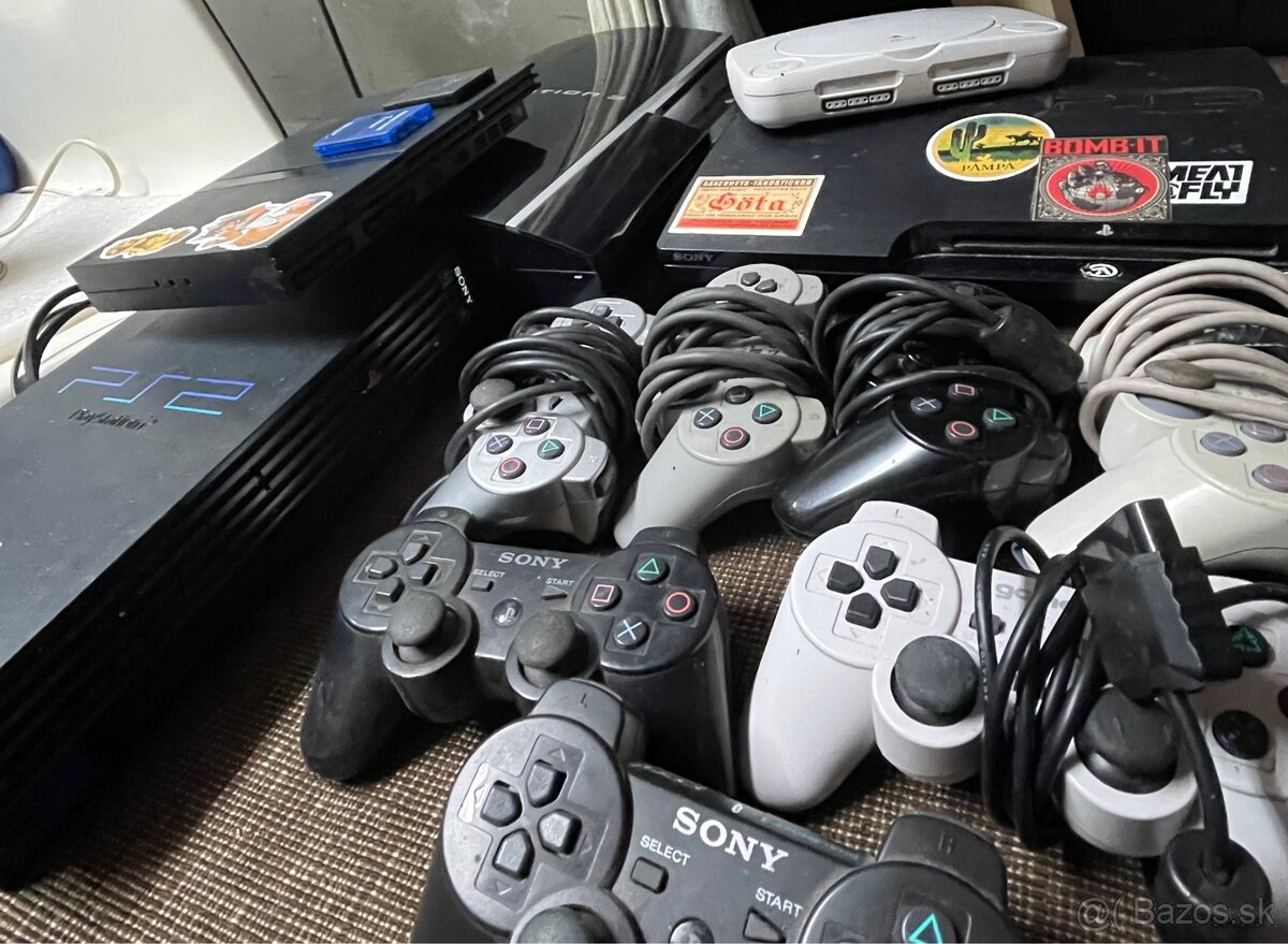 Herné konzoly Playstation 1, 2, 3 - 6