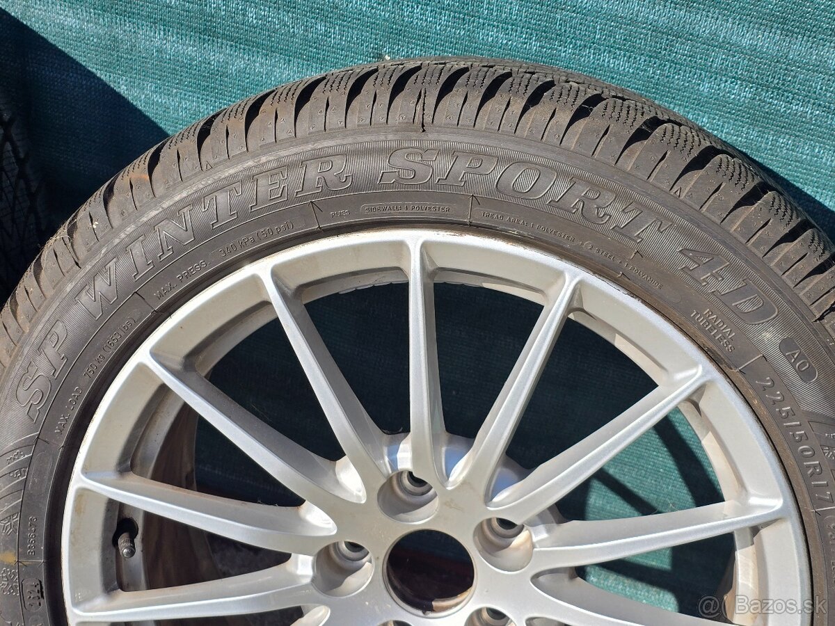 Zimná sada AUDI - R17 - 5x112 - 225/50R17 - 6