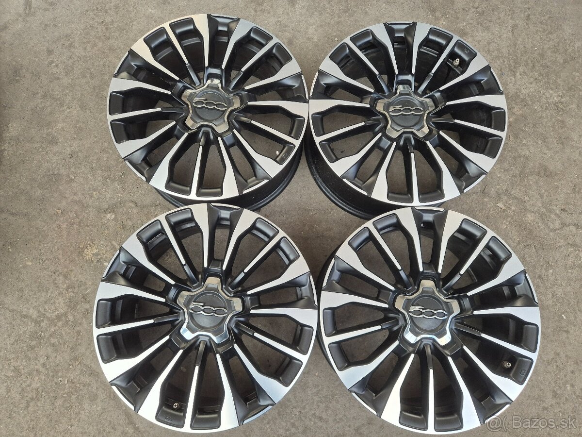 5x110 r17 ET50 x 7J elektróny originál FIAT 500 - 6