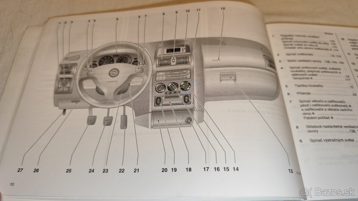 Opel ASTRA G - návod k obsluze příručka (1998-2/2004) - 6