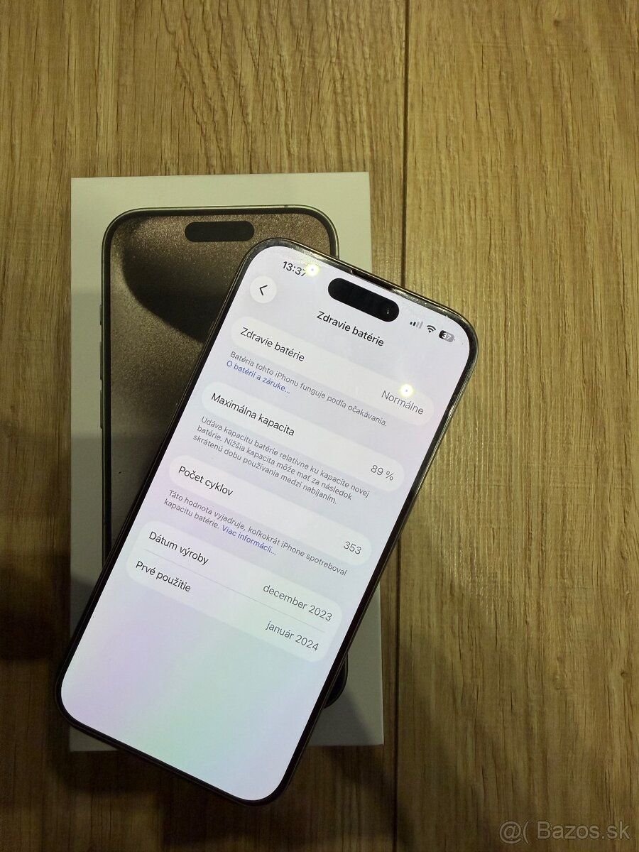 iPhone 15 Pro 128GB natural titanium - 6