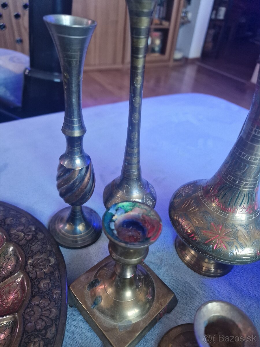 Veľká sada orientálnej mosadze – India - 6
