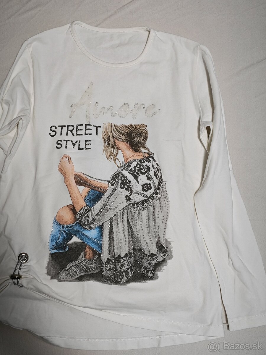 Dievčenské dlhé nohavice a tričká, veľkosť 152cm 11-12 rokov - 6