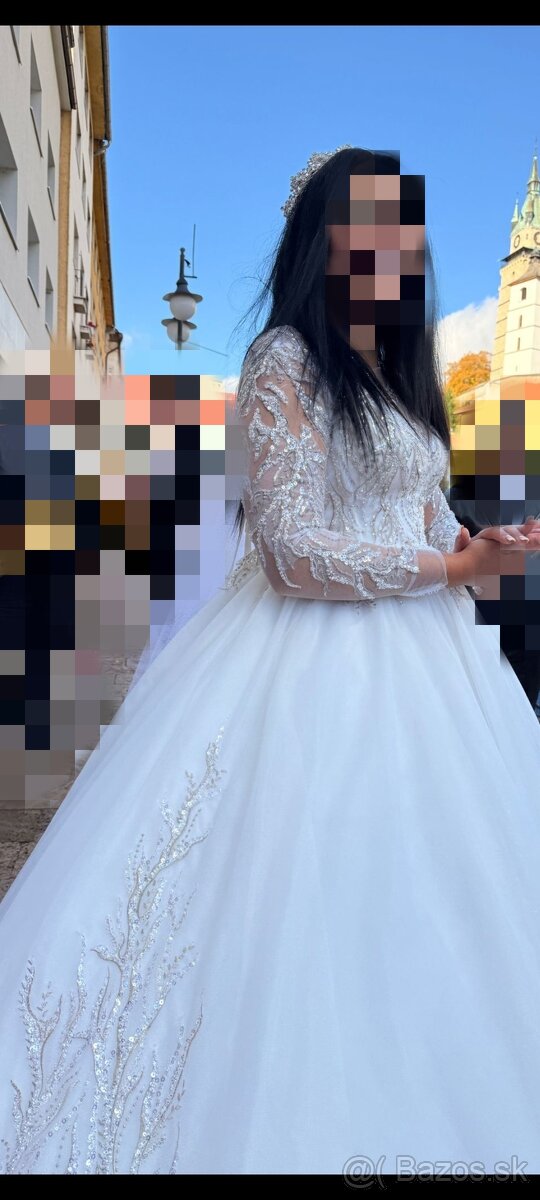 Honosné svadobné šaty - 6