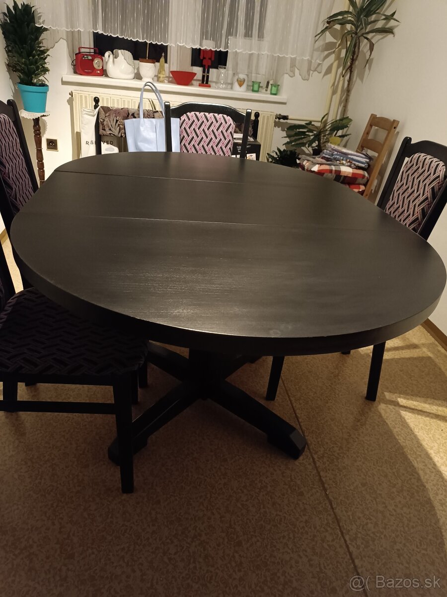 Jedálenský stôl š/d/v 100/140/76 cm - 6