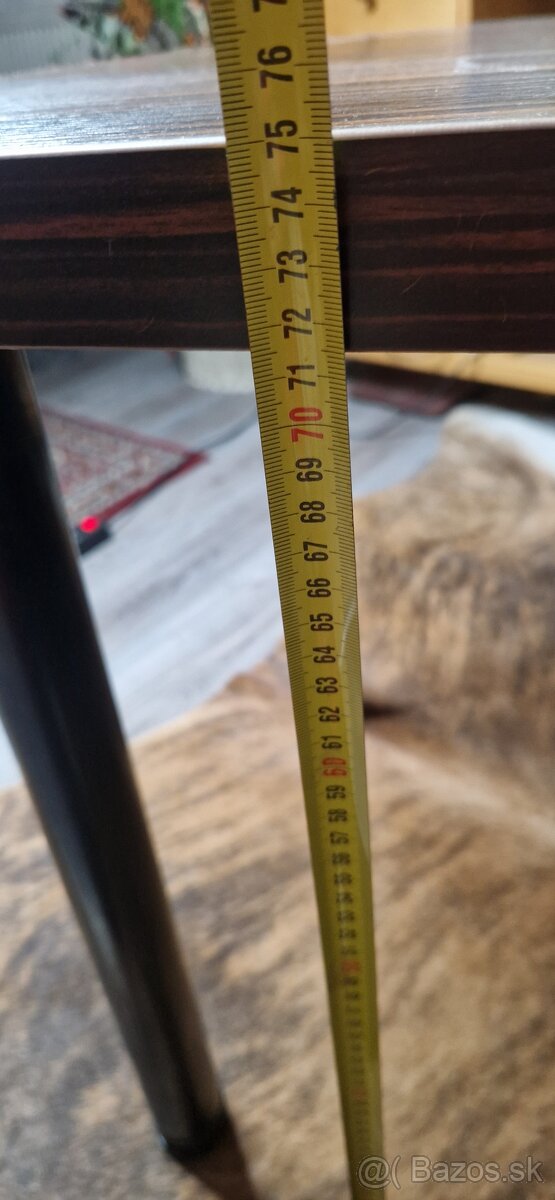 Stôl 120x80cm nôzky sa daju prispôsobit nerov. povrchu - 6