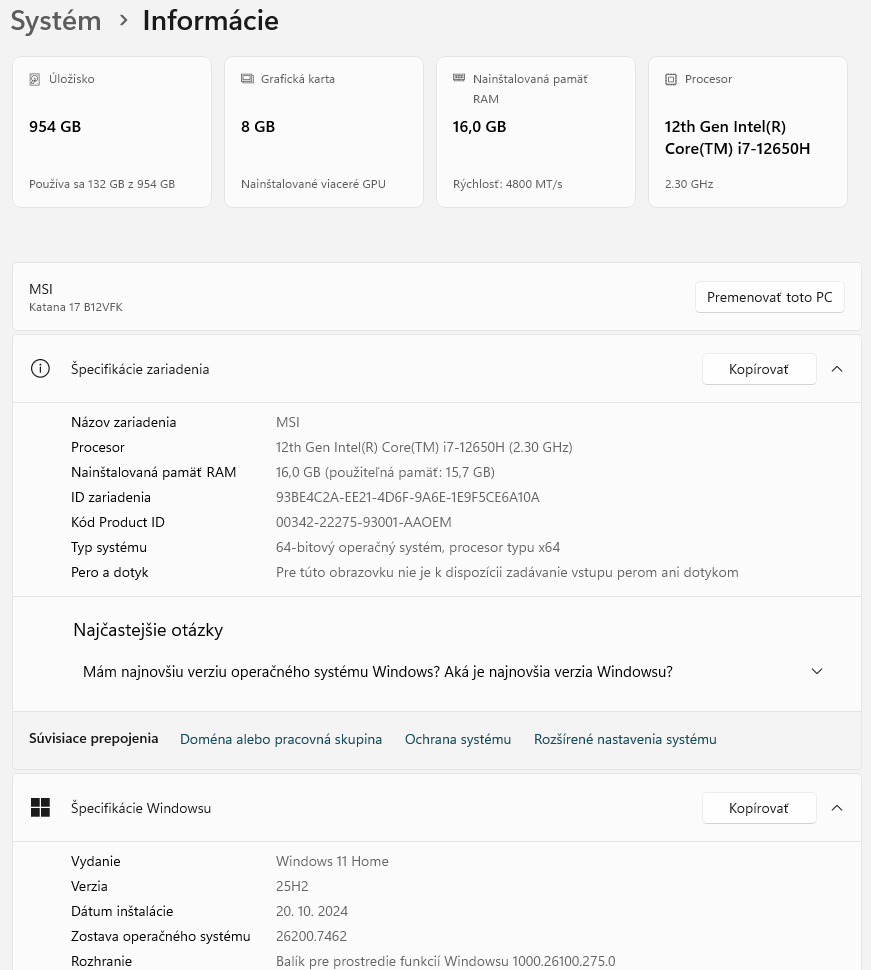MSI Katana 17 B12V (RTX 4060) – záruka do 27/5/2026 - 6