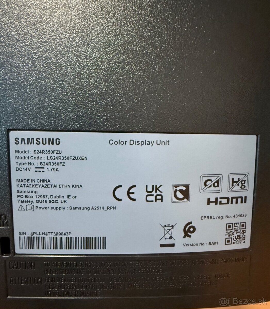 Monitor 24” Samsung S24R350 - 6