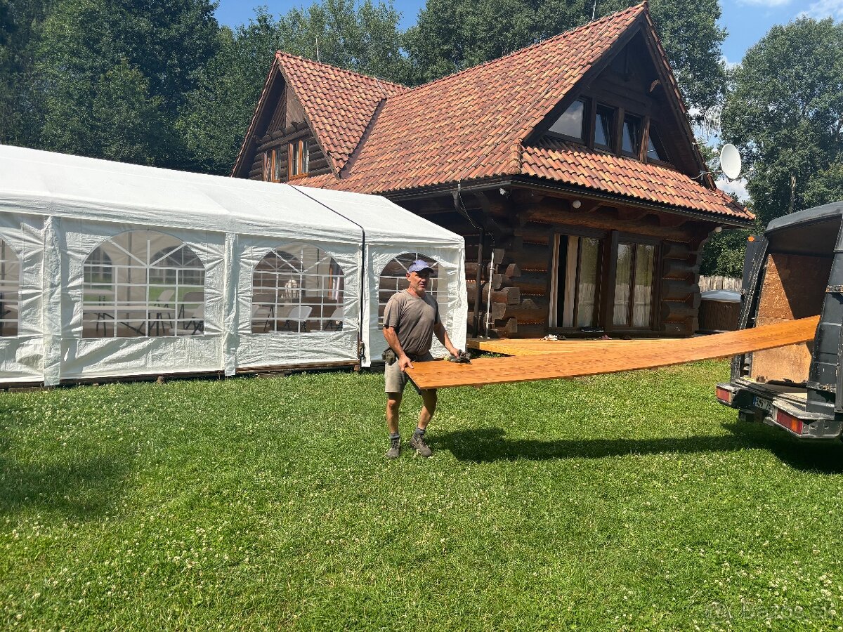 Drevená smreková podlaha 50m2 - 6