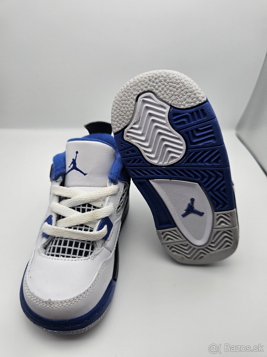 Jordan Retro 4 dedské Blue - 6