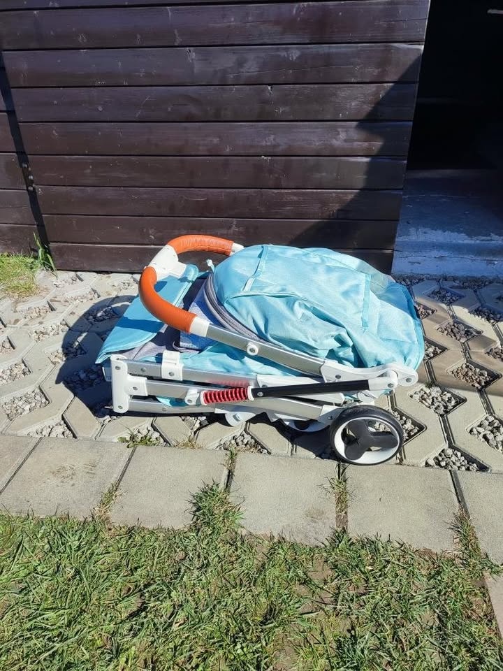 Nový sportovní kočárek (šedo-zelený) - 6