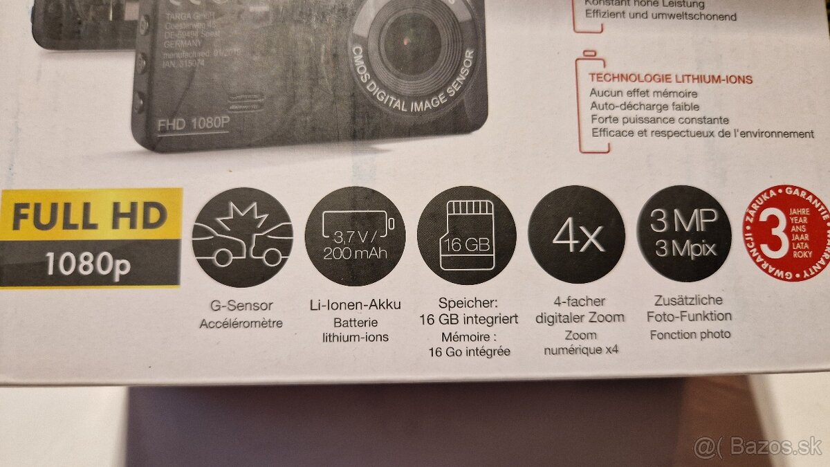 čierna skrinka, dash camera, záznamník - 6