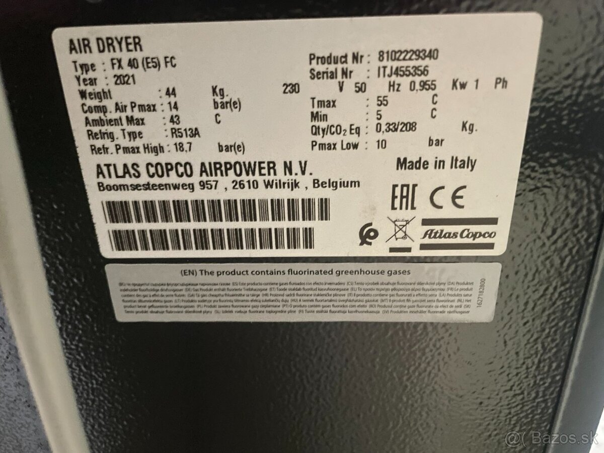 Skrutkový kompresor s výbavou a pieskovačkou - 6