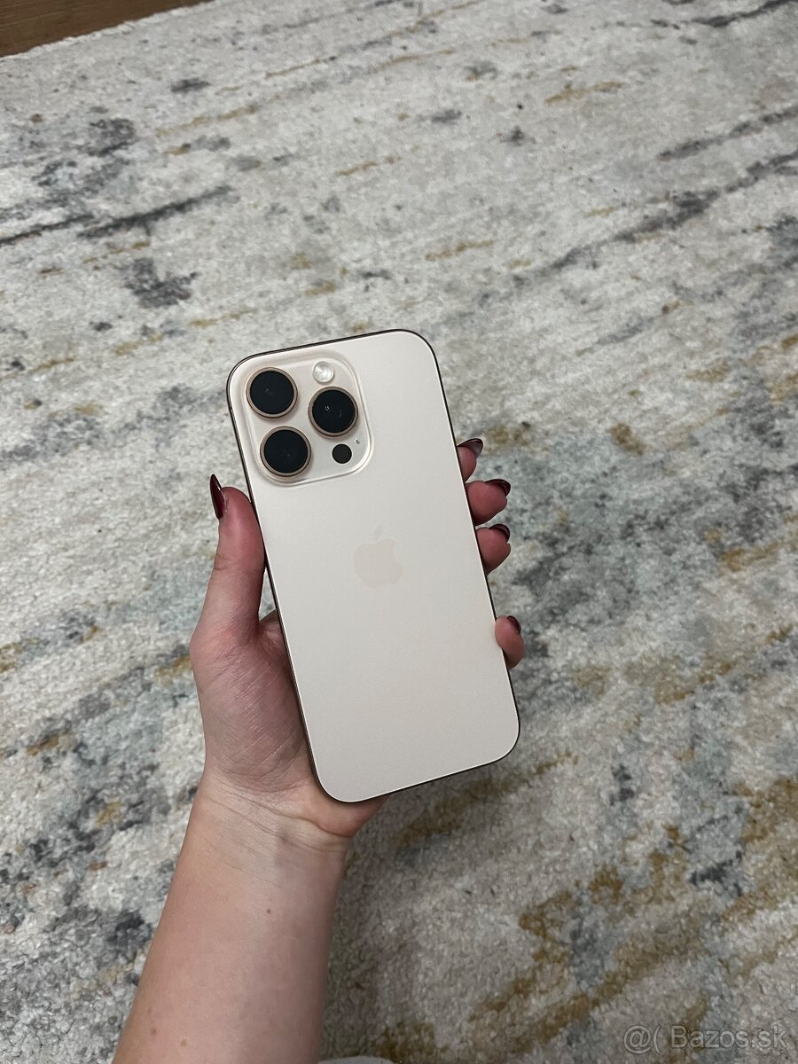 iPhone 16 pro, 128 GB, Desert Titanium - 6