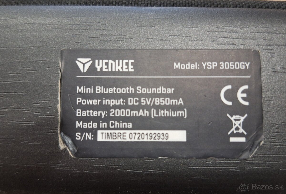 BT reproduktor Yenkee YSP 3050GY - 6