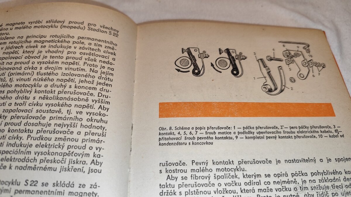 Učebnice řidiče mopedu a malého motocyklu – veteránská kniha - 6