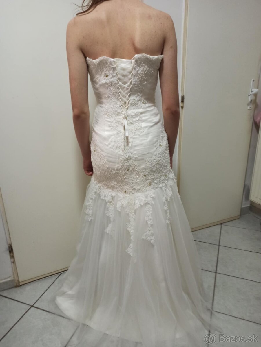 Svadobné šaty č.36 S - 6