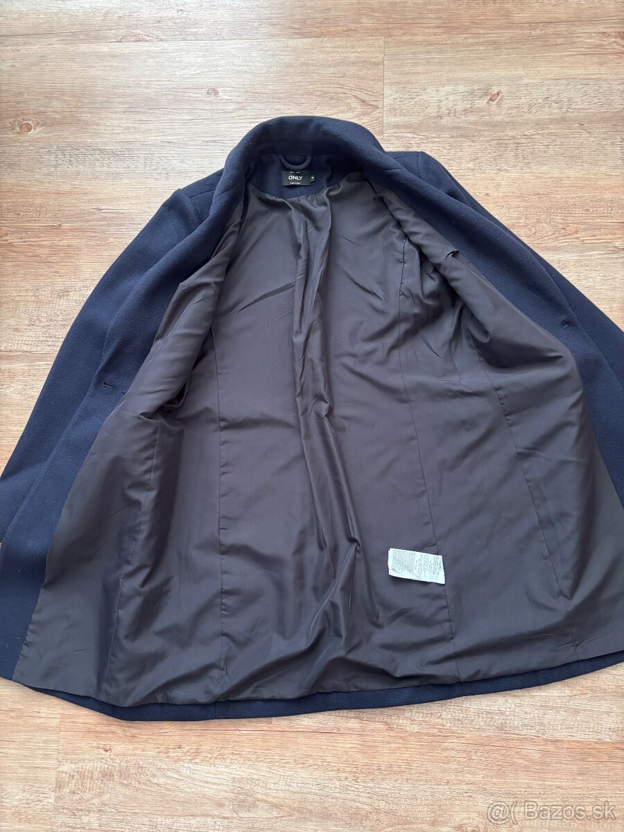 Tmavo modrý kabát Only - 6