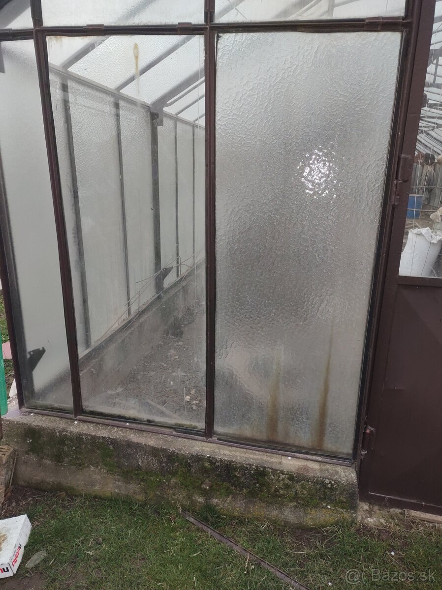 časti skleníka, sklené tabule - 6