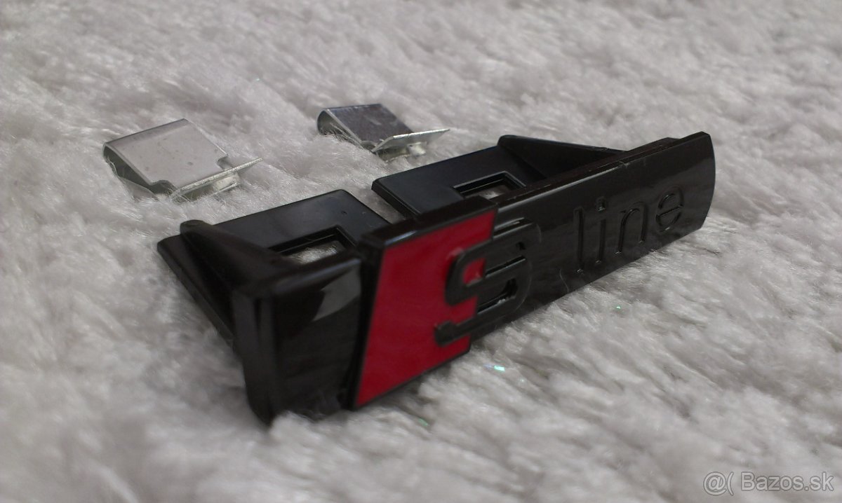 MIX AUDI SLINE PREDNE ZADNE CIERNE STRIEBORNE - 6