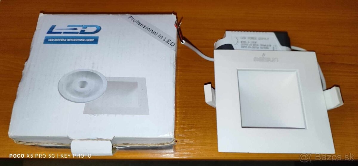 Predám LED difúznu reflektorovú lampu - NOVÁ - 6