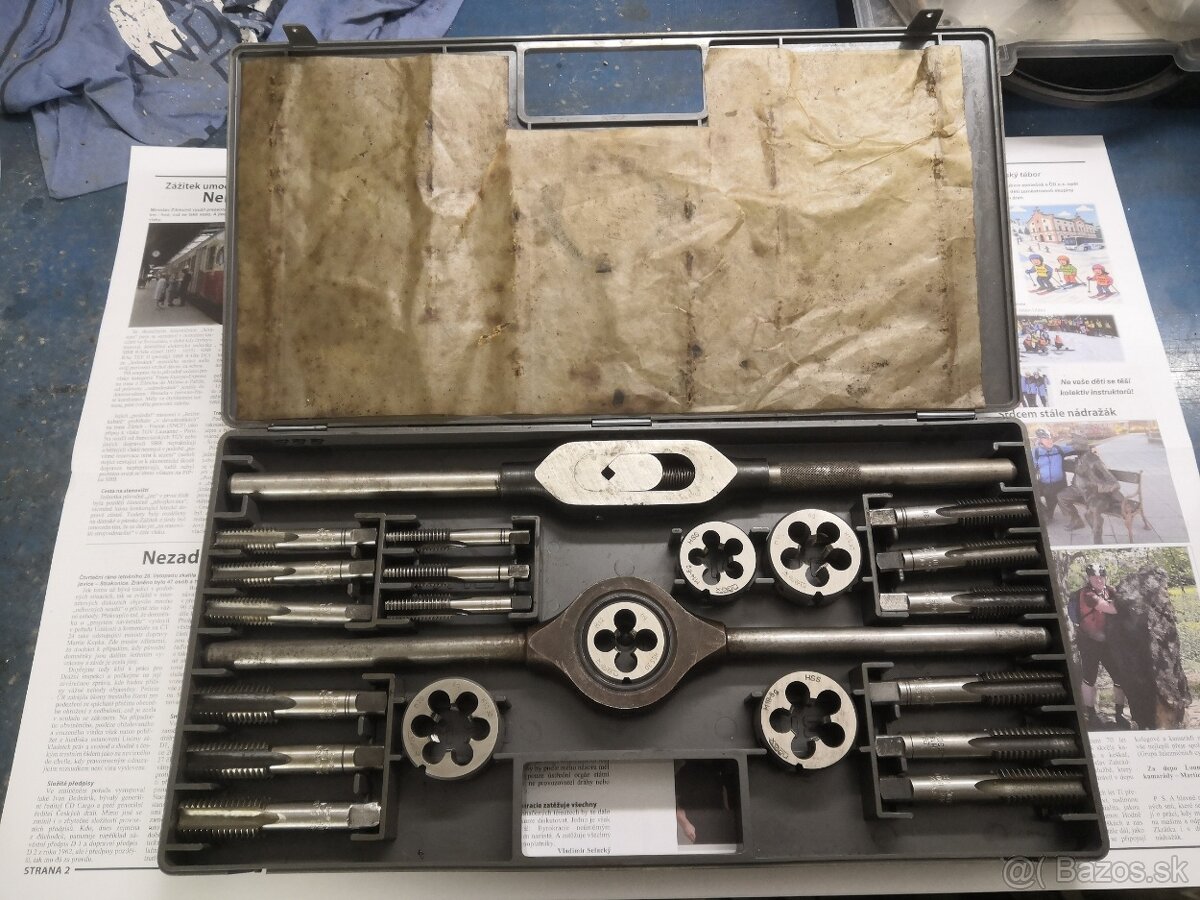 P:sada závitníků narex M1 + M2 HSS - 6