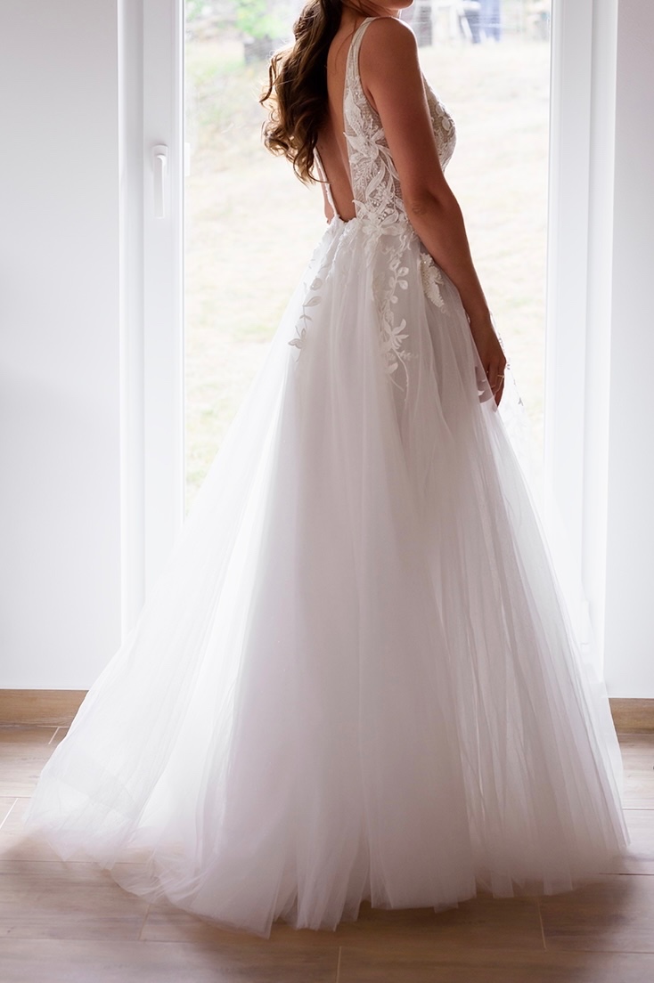 Predám svadobné šaty - 6