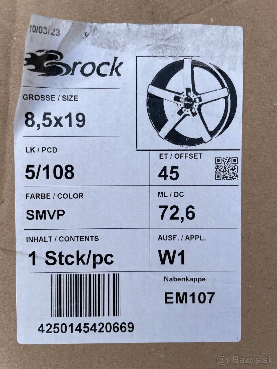 Disky Brock 5x108 R19 - 6