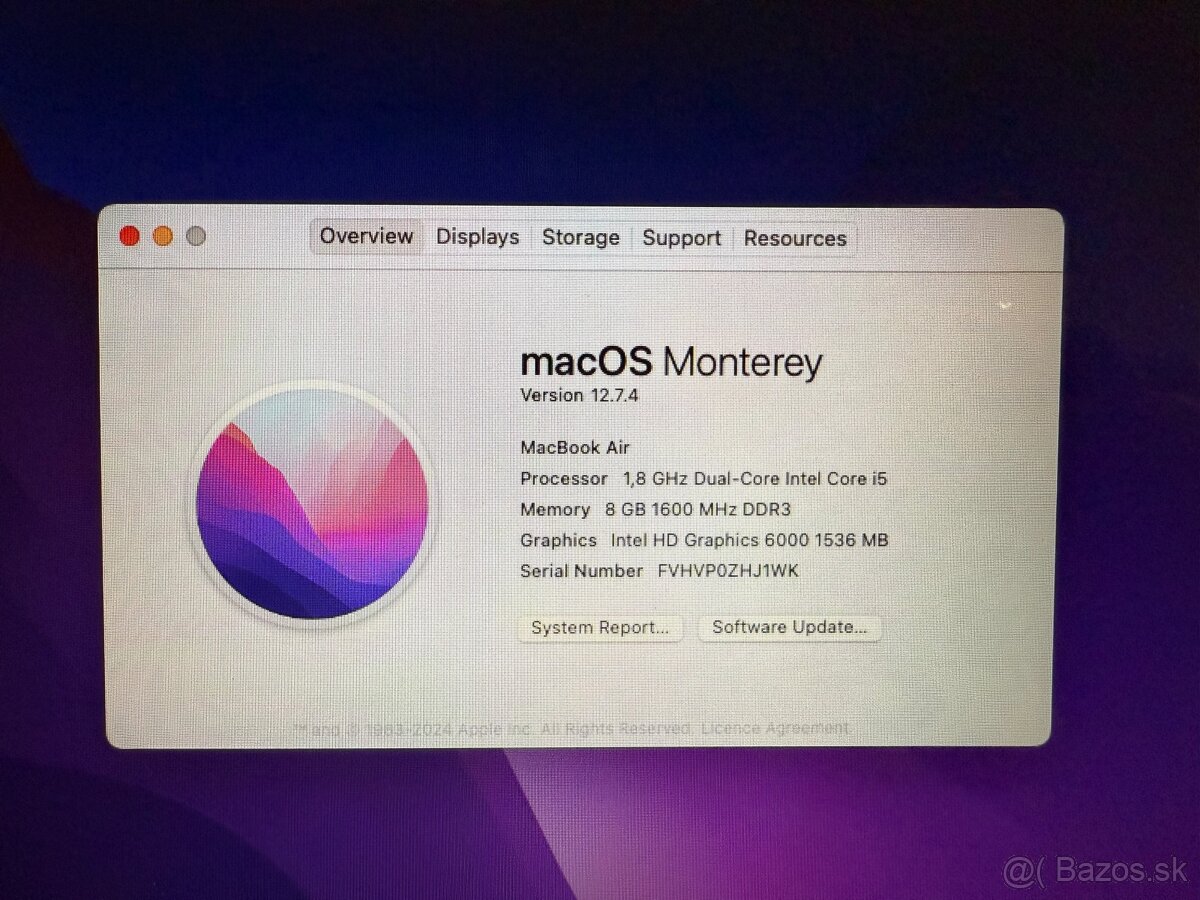 Macbook Air A1466 2017 - 6