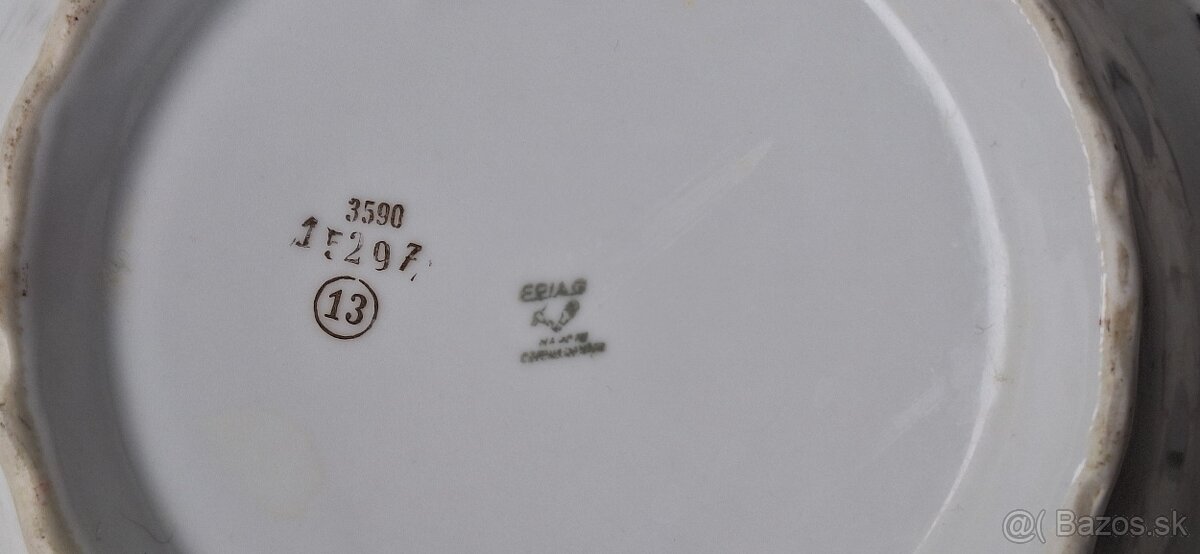 Polievková porcelánová misa Epiag, Czechoslovakia - 6
