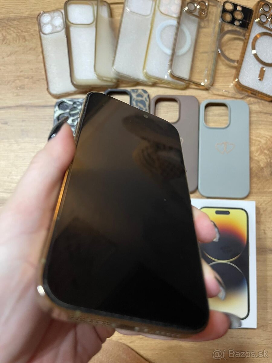 Predám iPhone 14pro gold 128gb - 6