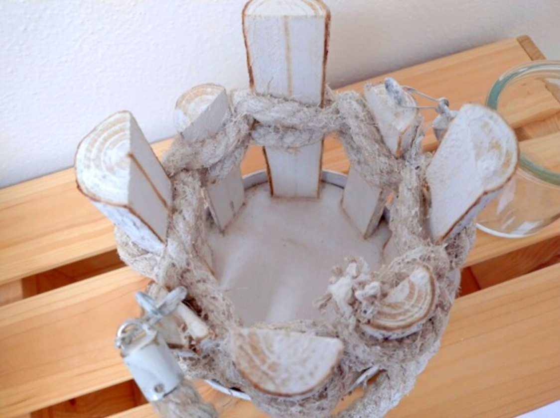 nielen vianocny svietnik drevo so sklenenym drziakom - 6