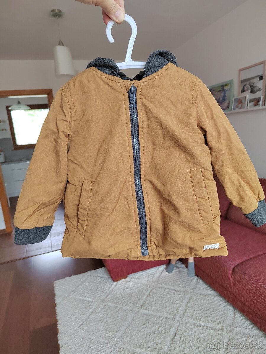 Bunda prechodná Reserved v.80 - horčicová - 6