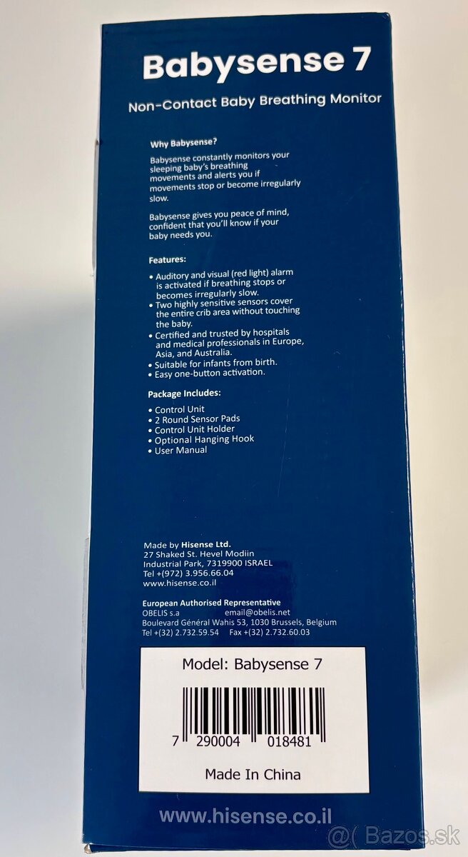 monitor dychu Babysense 7 - 6