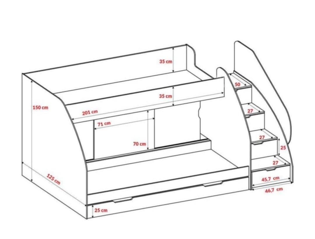Multifunkčna poschodová posteľ - 6