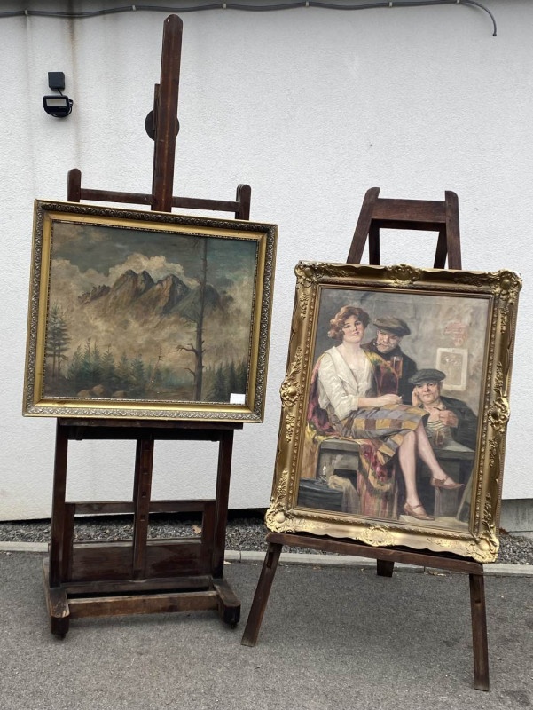 Starožitný maliarsky stojan - 6