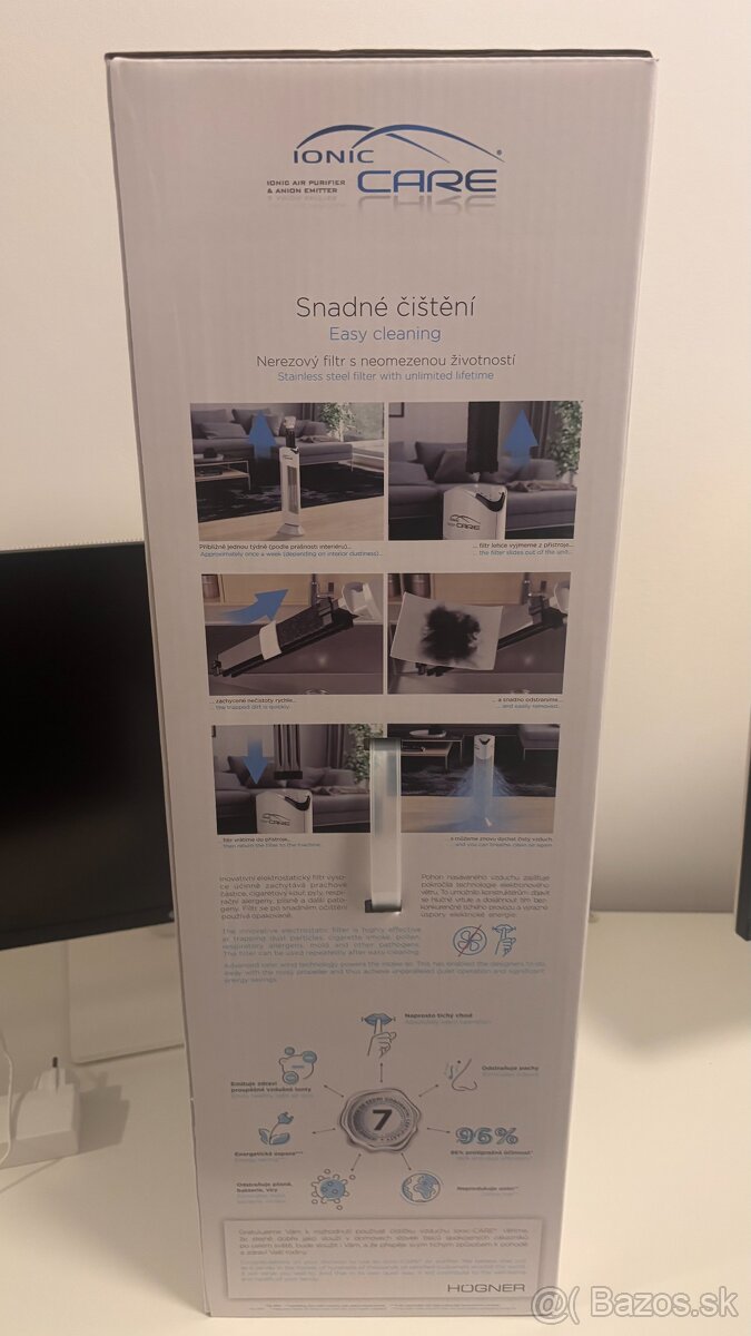 Čistička vzduchu - Ionic-Care Triton X6 - Modrá - 6