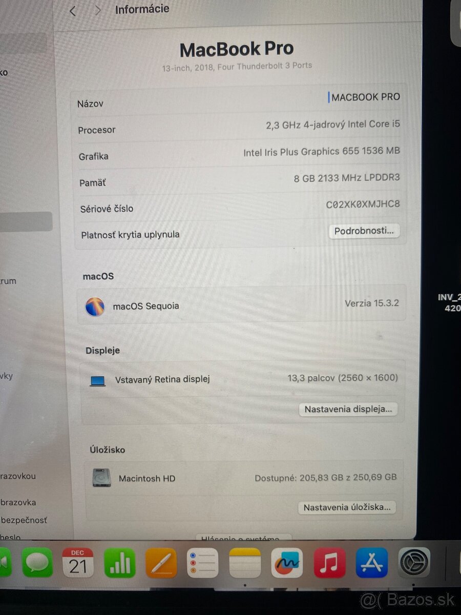 MacBook pro Touch bar 2018 - 6