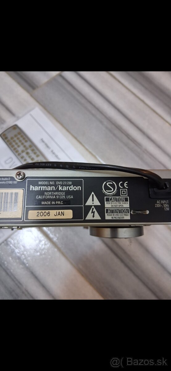 HARMAN KARDON DVD 27 - 6