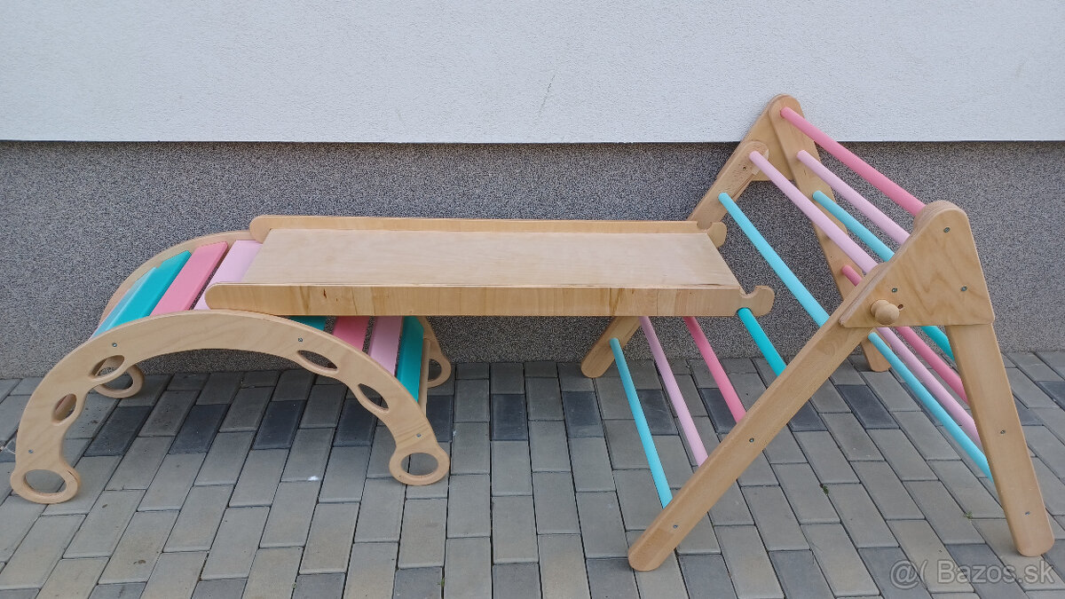 bukový Piklerovej triangel montessori - 6