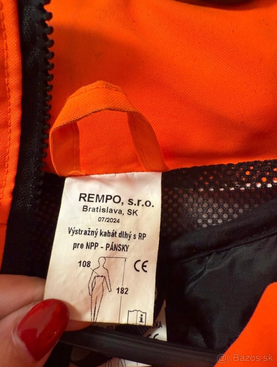 Výstražná pracovná bunda Rempo - 6