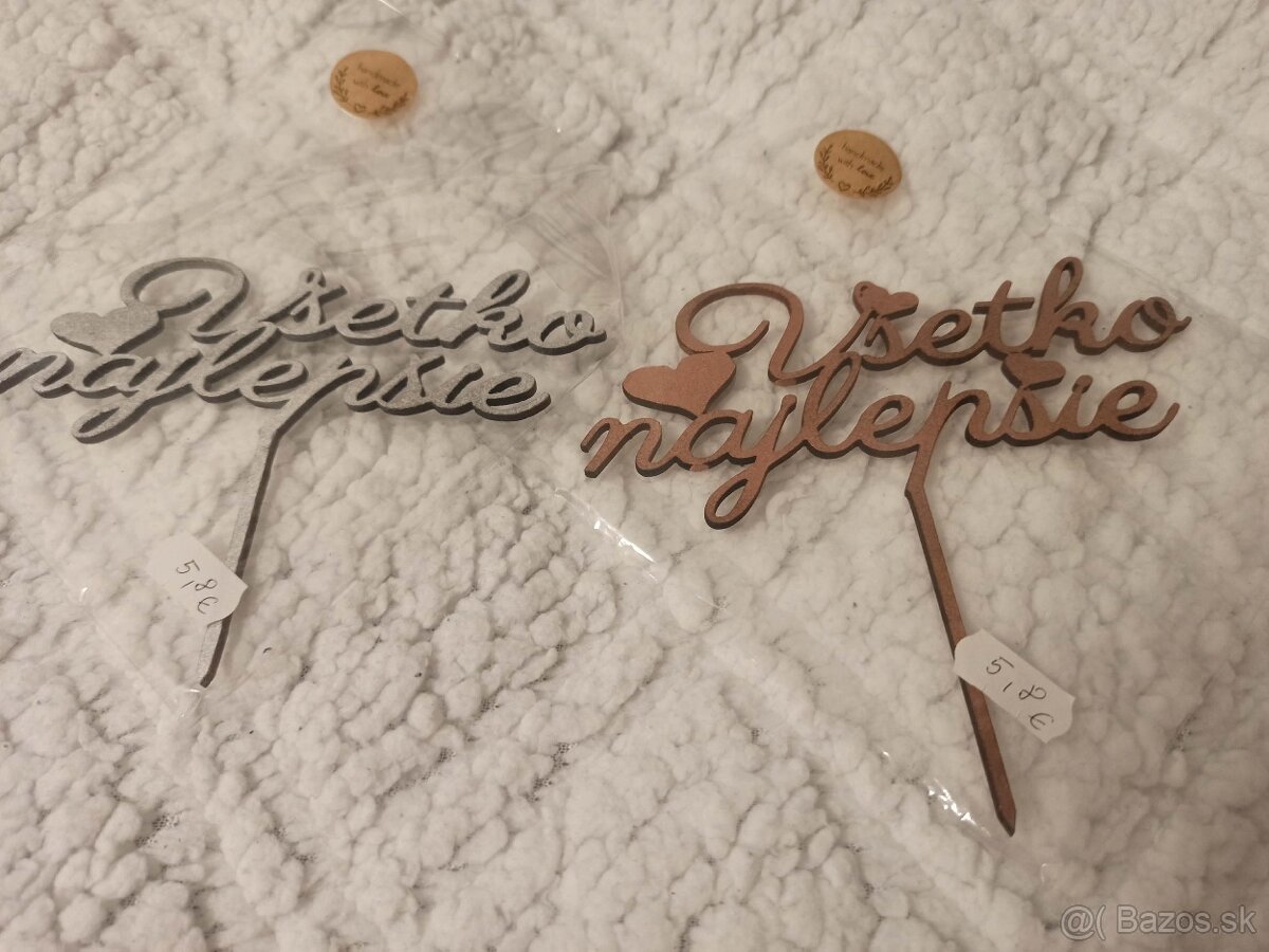 Zápich na tortu 50,60,70 - 6