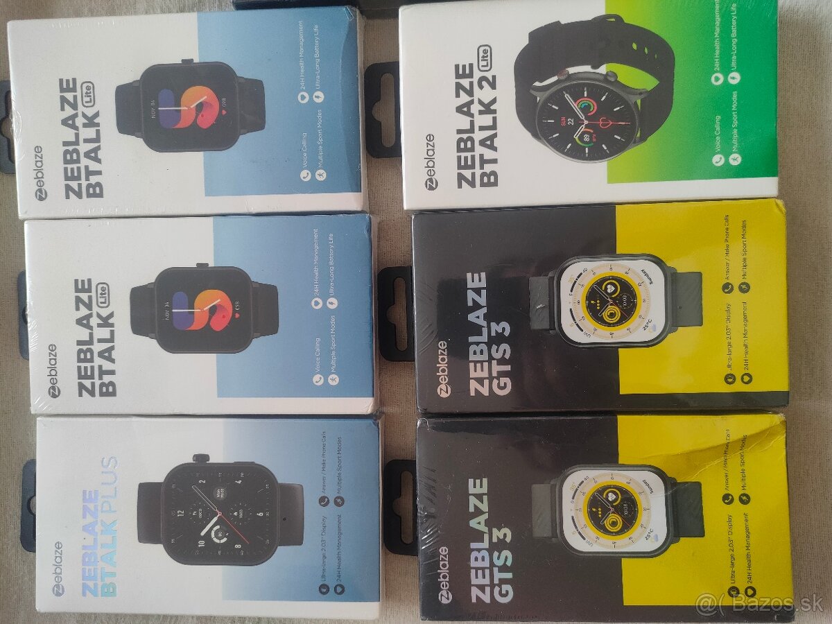 Colmi a Zeblaze Smart hodinky. Čierne prevedenie. - 6