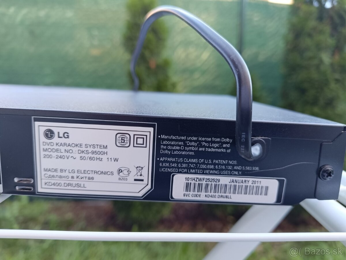 Predám DVD prehrávač LG DKS 9500H s karaoke - 6