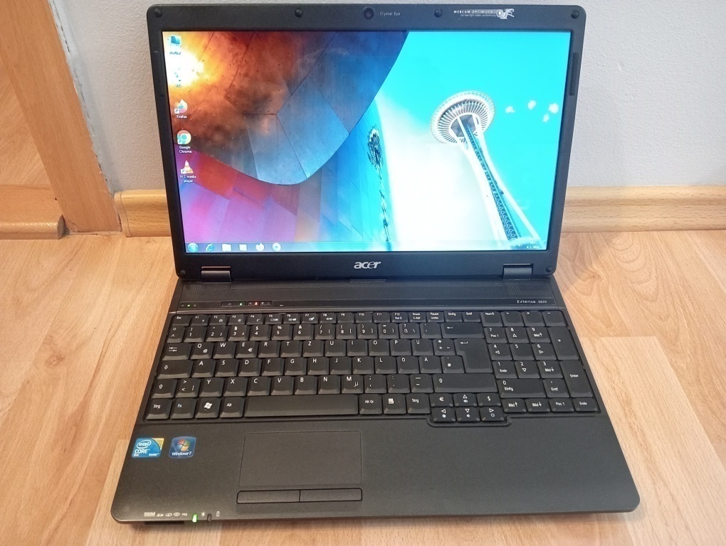 15,6" notebook Acer - 4gb ram - 250gb hdd - Windows 7 - 6