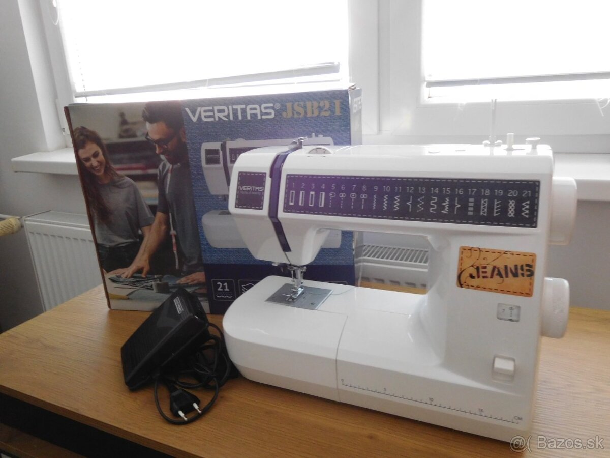 Šijací stroj VERITAS JEANS, 21 programov, - 6